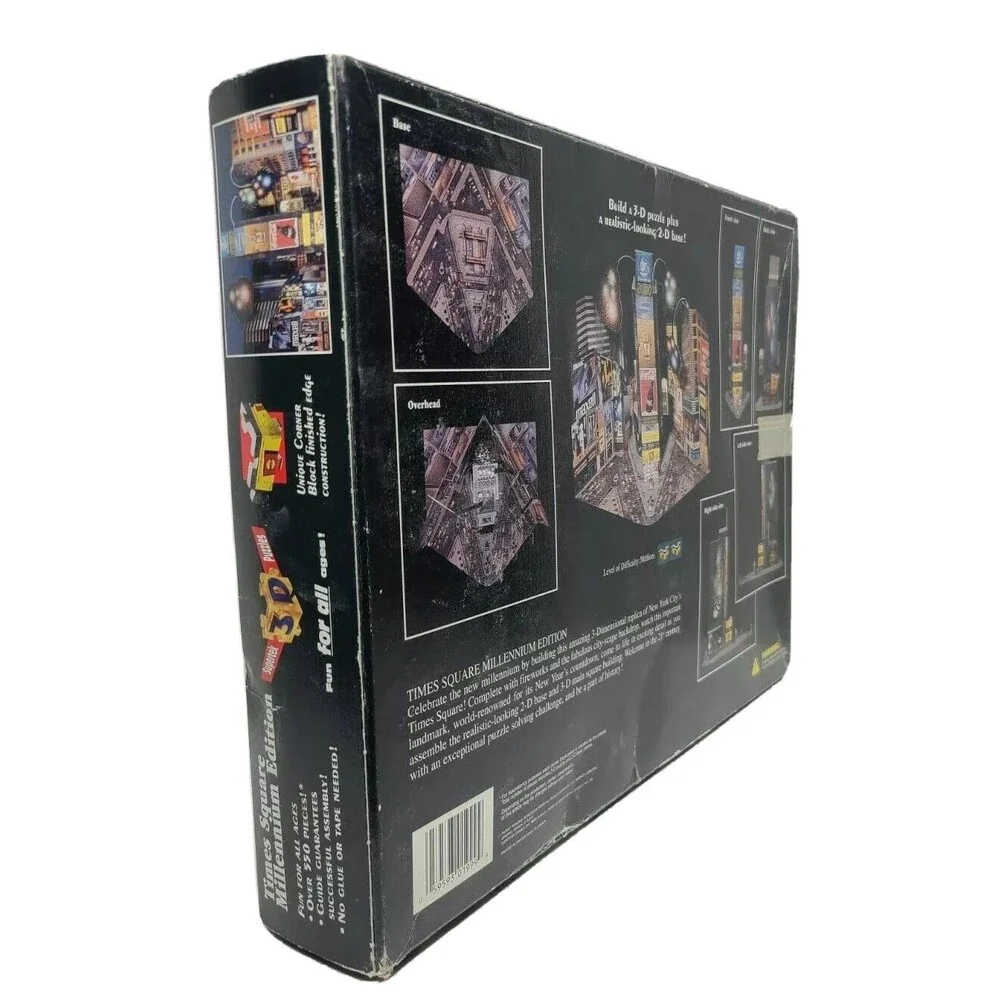 Times Square 3D Puzzle Millennium Edition New York Glows in Dark Supertek 550pc